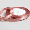 Cinta de Satín de 1 cm con Doble Borde Dorado para Decoración Hecha a Mano DIY, Tiras Coloridas, Empaque de Caja de Regalo de Siete Colores, Accesorios para el Cabello, Cinta de Moño