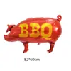 Globo de aluminio para pizza, palomitas, hamburguesas, perritos calientes, helados, donas, fiestas, cenas y más