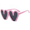 Gafas de sol personalizadas de moda transfronteriza 2023 con diseño de corazón de melocotón, divertidas y antiultravioleta para mujer.