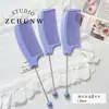 [Wangyang] Material e acessório para corrente de celular DIY temático de queijo Hello Kitty pintada de azul e branco em formato de estrela de acrílico