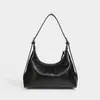 Bolso negro estilo retro para debajo del brazo para mujer, bolso de hombro de gran capacidad para el día a día, nuevo modelo 2026, bolso cruzado simple y elegante