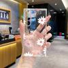 Estojo de Celular TPU de Alta Transparência com Flores Frescas para Comércio Exterior, Adequado para Samsung S23 Novo Modelo, Capa Protetora de Celular com Cobertura Total Anti-Queda