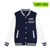Logotipo imprimible transfronterizo moda otoño e invierno letras estampado 2D abrigo casual americano para mujer uniforme de béisbol ropa de mujer