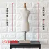 Maniquí de Corte 3D Enseñanza Estudiantil Modelo Pequeño de Maniquí Modelo de Exhibición Mini Soporte para Diseño de Ropa