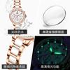 Patrocinio obvio de la marca de Oli relojes al por mayor relojes de cuarzo multifuncionales relojes de cerámica para mujer con incrustaciones de diamantes para mujer