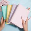 Libreta Macaron, libreta de hojas sueltas, carpeta de hojas sueltas desmontable, bloc de notas portátil transfronterizo, pequeño, transparente, aire fresco, libreta sencilla