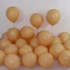 Serie Amarillo-Naranja-Blanco 10 pulgadas 5 pulgadas 12 pulgadas 18 pulgadas Globos Engrosados Serie de Colores Cálidos Mate Redondos Látex Tienda de Cumpleaños