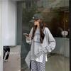 Sudadera Europea y Americana para Mujer Primavera y Otoño Delgada Suelta Moderna Estilo Coreano Americano Retro Estilo Hong Kong Chic con forro polar Chaqueta Gruesa