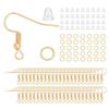 100 acessórios para ganchos de orelha/anel único/tampão de ouvido, brincos artesanais feitos à mão, material de joia para orelha, atacado de fábrica