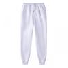Comercio Transfronterizo 2024 AliExpress Nuevos Pantalones Casuales para Hombre Forrados de Felpa Engrosados Cálidos Color Sólido Talla Grande Pantalones de Chándal