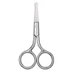 Tijeras de belleza de acero inoxidable al por mayor de fábrica, tijeras para vello nasal, tijeras para vello nasal y ceja.