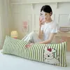Almohada de Abrazos de Dibujos Animados Lindos Vellón de Leche Alto Gramaje Tira Larga Especial para Dormir Niñas Funda de Almohada Extraíble Lavable Abrazar Sujetando Piernas Lado Durmiente