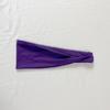 Faixa de Cabeça Esportiva Yoga Absorvente de Suor Cor Sólida Europeia e Americana Elástica para Cabelo Outono Corrida Fitness para Homens e Mulheres