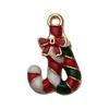 140 Desenhos animados Óleo Gota Liga Santa Elk Árvore Floco de Neve DIY Brincos Pulseira Pingente Jóias Acessórios