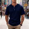 Nova Camisa Polo Masculina de Comércio Exterior Europeu e Americano, Jacquard Liso, Manga Curta Casual Slim-Fit Estilo Masculino para Amazon