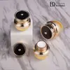Nuevo Set Corona Botella Negra Pequeña Botella Cosmética Lista para Usar Botella para Crema de Ojos Esencia Set de Bomba Sub-Botella