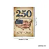 Producto Nuevo Transfronterizo 2026 Día de la Independencia Americana 250º Aniversario Bandera de Jardín Nueva Decoración Exterior para Patio Tela al por Mayor