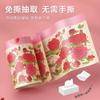 Bolsa de basura sin desgarros con aroma a rosa, rollo grande engrosado con cordón, para sala de estar, cocina y dormitorio, desechable y no fácil de romper