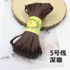 Coreia 5ª Linha DIY Linha de Nó Chinês Corda de Tecelagem Feita à Mão Linha Colorida Acessórios para Joias Material da Quinta Linha de Jade Atacado