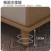 Sala de estar simple moderno nórdico patas de madera maciza mesa de centro casa de alquiler apartamento pequeño hogar mesa de té pequeña balcón mesa cuadrada