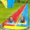 Resbaladilla de Agua de PVC Modelo Nuevo Transfronteriza para Niños, para Dos o Tres Personas, Tabla de Surf Acuática para Césped al Aire Libre para Padres e Hijos, Venta Directa del Fabricante