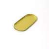 Acero Inoxidable Nórdico Dorado Plato Ovalado Organizador de Joyería Bandeja Metálica Plato de Postre Bandeja de Almacenamiento Vajilla
