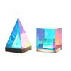 Luminária de Atmosfera para Quarto Transfronteiriça, Cubo para Jogos, Luminária de Mesa Decorativa Triangular Piramidal Tridimensional, Luz Noturna, Efeito de Iluminação LED