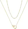 Collar Colgante Luna Creciente Transfronterizo Europeo y Americano, Collar de Luna Martillada Personalizado, Moda para Mujer Regalo de Cumpleaños al por Mayor