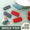 Pinça de silicone espessada para alça de panela de cozinha resistente ao calor, capa anti-queimadura para alça de panela resistente a altas temperaturas, tampa de panela, panela a vapor, panela de sopa, capa para alça de panela de ferro