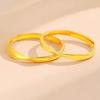 Anillo Jiu Feng Xiang 999 Oro Puro Plateado para Mujer Banda de Moebius Anillo Ajustable para Pareja Regalo de Cumpleaños