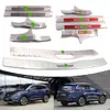 Adecuado para 16-20 Koleos placa protectora trasera interior y exterior, moldura de estribo, moldura trasera, moldura del portón trasero, moldura exterior