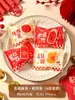 Bolsas de Empaque para Pasteles de Copo de Nieve 2026, Bolsas Festivas para Galletas para el Año del Caballo, Bolsas Termoselladas para Turrón, Bolsas de Empaque para Dulces