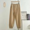 Pantalones Deportivos Bordados Unisex para Mujer, Novedad Primavera 2026, de Cintura Alta, Holgados, Casuales, Pantalones Jogger de Estilo Linterna