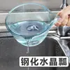 Cuchara para agua de cocina cucharón transparente para el hogar engrosado mango largo plástico cucharón para sacar agua tamaño grande cucharón de agua creativo flotador de agua dropshipping
