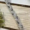 Collar y Puños de Chaqueta Estilo Chanel de 2 cm de Ancho Resistentes Borde de Encaje de Cordón de Cuentas Tejido a Mano Bandas de Borde Accesorios Otros