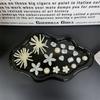 Novo diamante decorativo buraco sapatos acessórios strass sapatos flor diy pequeno estilo perfumado sapato fivela cruz pérola flor acessórios