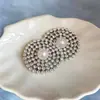 Pendientes de Botón Redondos de Perla Transfronterizos Europeos y Americanos de Nicho Moda de Alta Gama Pendientes Exagerados Personalidad Versátil Adornos para Orejas de Temperamento para Mujeres