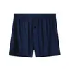 Bóxers de Seda de Hielo para Hombre, Ropa Interior de Pierna Cuadrada con Sensación Fresca para el Verano, Se Pueden Usar Afuera, Corte Holgado, Talla Grande, Pantalones para Dormir en Casa para Niños