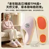 Pantuflas de algodón para mujer para personas mayores, nuevo modelo 2026 otoño e invierno, para interiores, antideslizantes, antibacterianas a base de hierbas, resistentes al olor, con forro de felpa, cálidas pantuflas de algodón