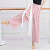 Ropa de práctica de danza moderna traje de dedo de alta calidad top de manga larga ropa de actuación pantalones de pierna ancha de danza clásica pantalones de baile Nuevo