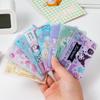 Sanrio Kulomi Meroti Gui Dog Parchia Dog Tarjeta de identificación transparente linda Tarjeta bancaria Tarjeta de autobús Set