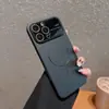 Adecuado para Funda de Teléfono iPhone 17 Pro Max, Modelo Nuevo con Ventana Grande, 16 Acabado Mate Similar a la Piel, 14 Sensación de Alta Gama, 15Pm Atracción Magnética