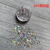 Macaron Geleia Sereia Bolinhas Bolha Miçangas Planas de Fundo Miçangas Meio Redondas Planas Decoração para Nail Art Unhas Usáveis Strass