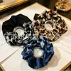 Atacado em estoque scrunchies de renda floral cintura fina, scrunchies de cetim com strass, elásticos de cabelo, tiaras