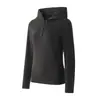 Sudadera con capucha de lana para mujer, manga larga, nuevo estilo otoño e invierno 2026, diseño elegante, top holgado estilo coreano