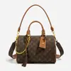 Bolso de Mano de Alta Gama Tipo Almohada para Mujer 2026 Nuevo Estampado Vintage Moda Monograma Bolso de Hombro Cruzado Tendencia