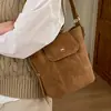 Bolsa de Abóbora de Nicho High-End para Mulheres 2026 Nova Bolsa Transversal Rígida Retro de Inverno Moda Versátil Bolsa de Ombro