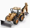 Huina 1:50 Modelos Estáticos de Vehículos de Construcción Excavadora Rodillo Compactador Camión Volquete