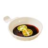 Creme Ins Vento Prato para Cuspir Ossos Prato de Tempero Cozinha Doméstica Prato de Tempero de Grau Alimentar para Hot Pot Prato de Armazenamento de Mesa de Plástico