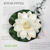Simulación Loto loto nenúfar estanque pecera Salón de Buda flor decorativa EVA flotando sobre el agua estilo pastoral suministro directo de fábrica
